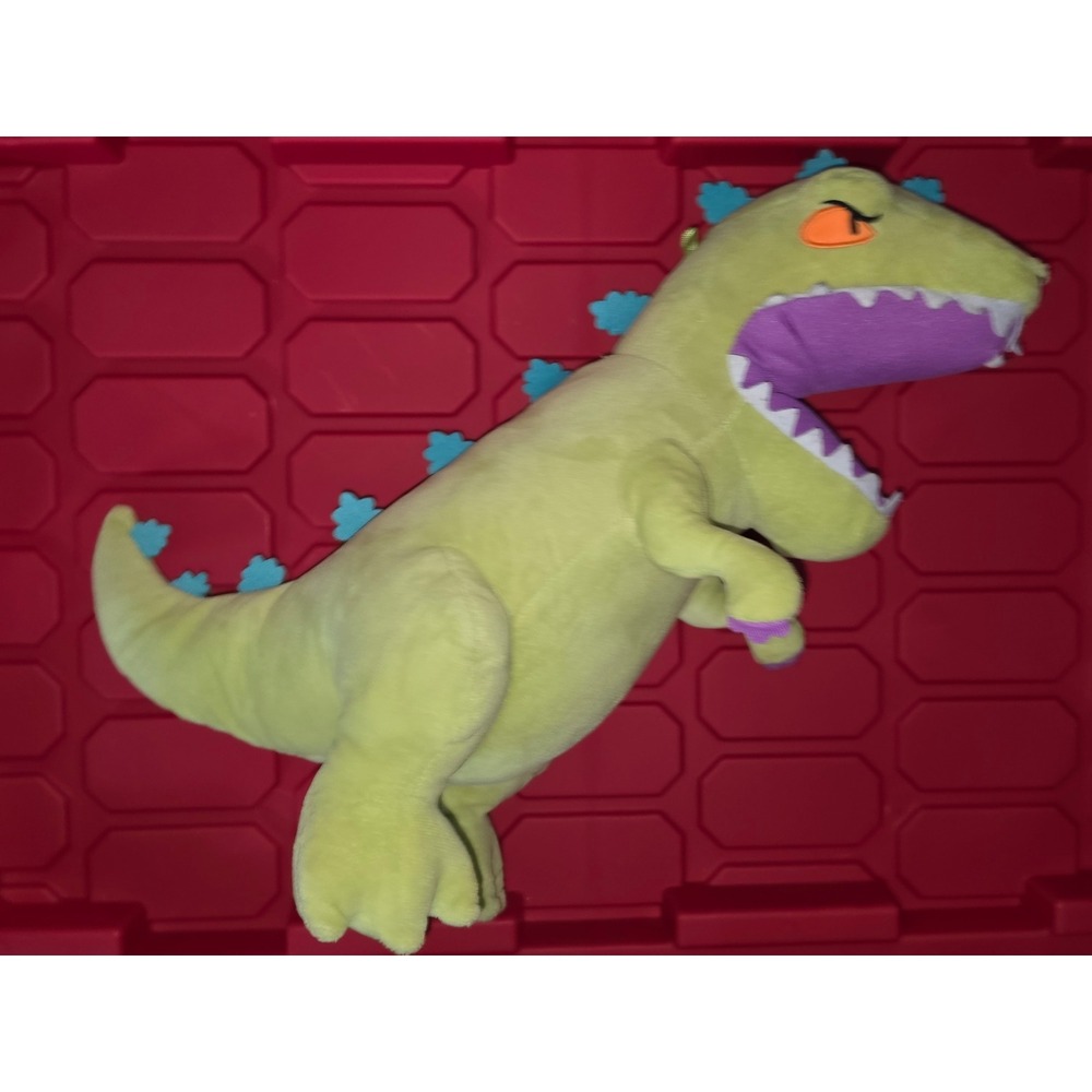 Nickelodeon Rugrats Reptar Plush Green Dinosaur Stuffed Animal 2021 Nicktoons